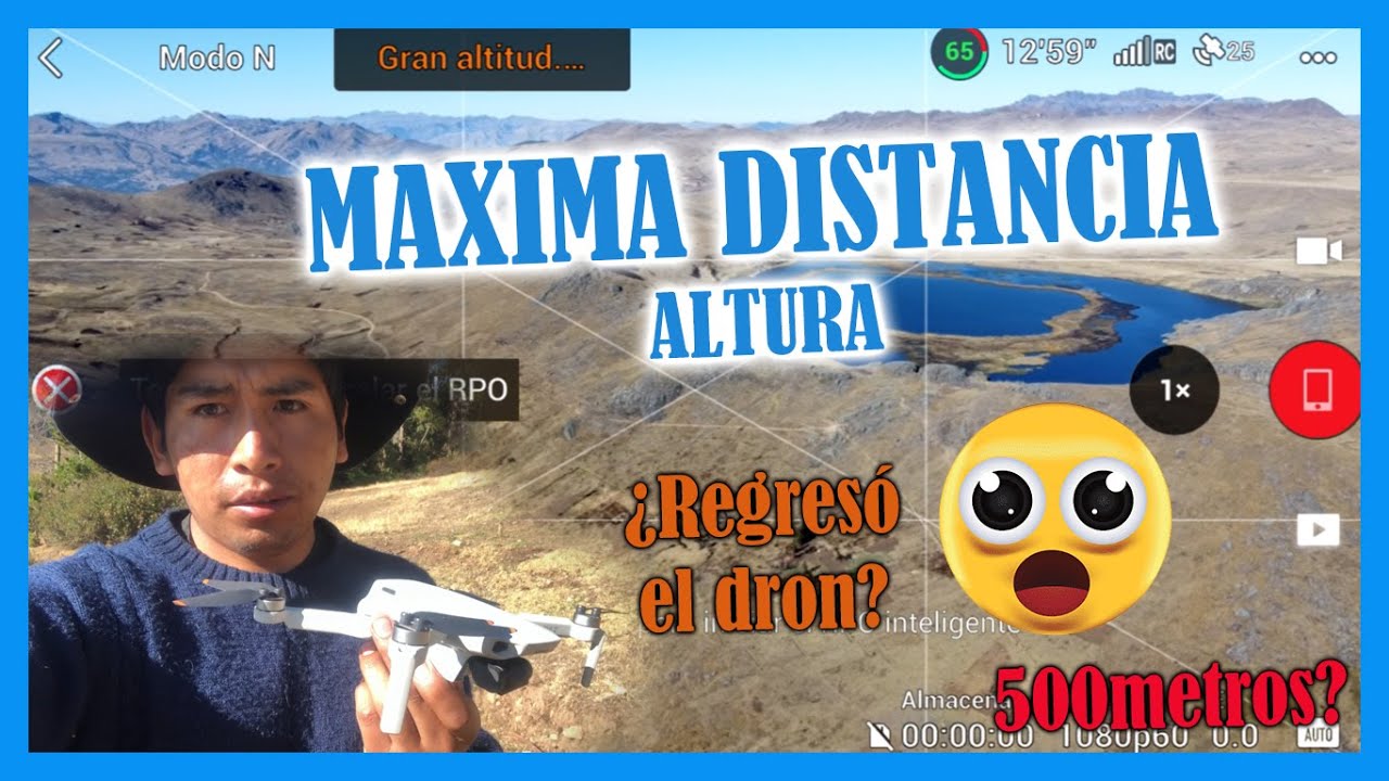 Distancia maxima altura - DJI Mavic Mini 2 - Regreso el dron? - Peru