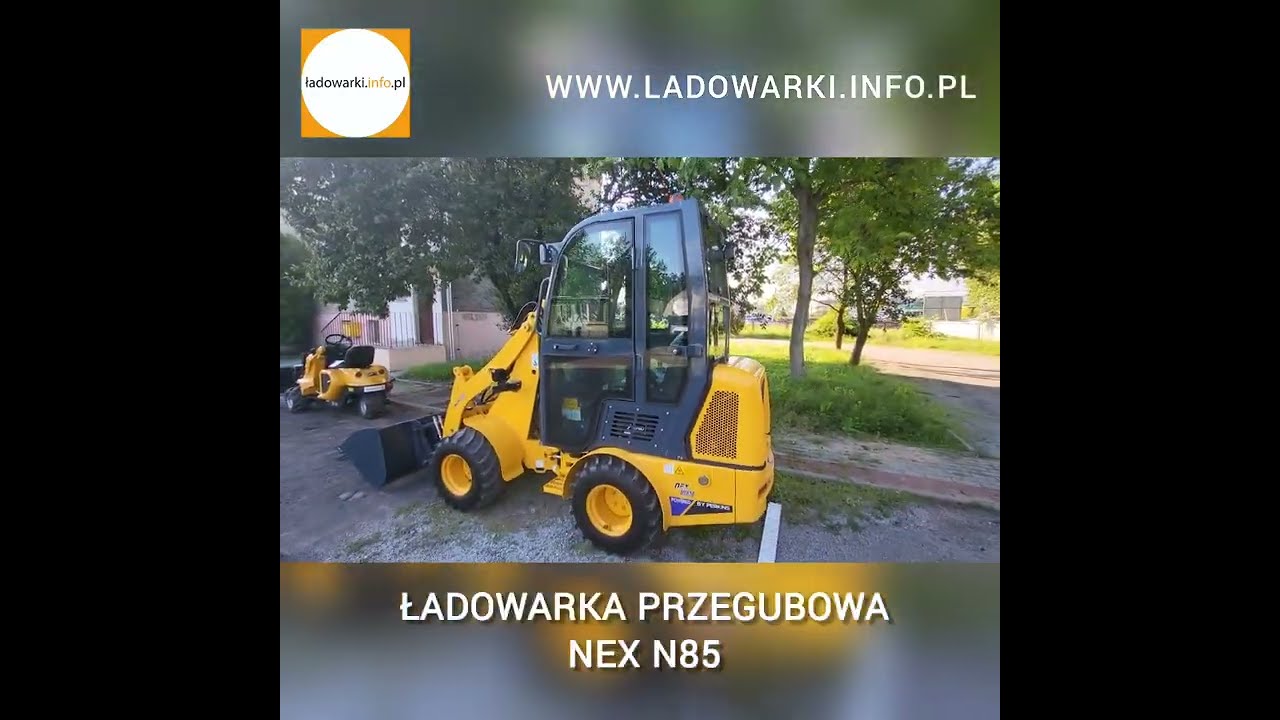 Ładowarka przegubowa NEX N85 - pokaz 2024 - cztery strony - www.ladowarki.info.pl