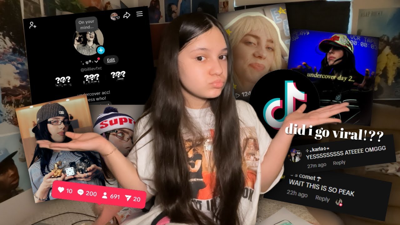 going UNDERCOVER as a BILLIE EILLISH editor for 1 WEEK!!