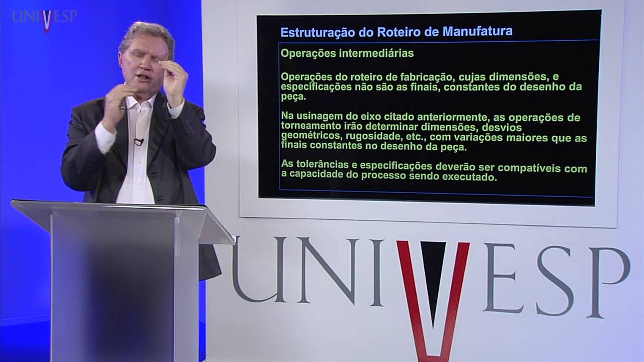 Processos Industriais e Fabricação - Aula 12 - Estruturação do roteiro de manufatura
