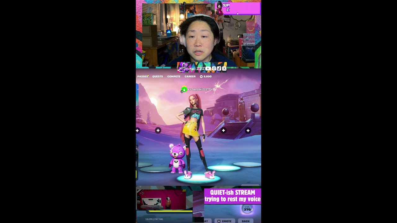 🐰lost my voice? quiet stream pewpews🐰code: SANTOKI #epicpartner🐰FN Pacific Break🐰 Sat, Feb. 7, 2026