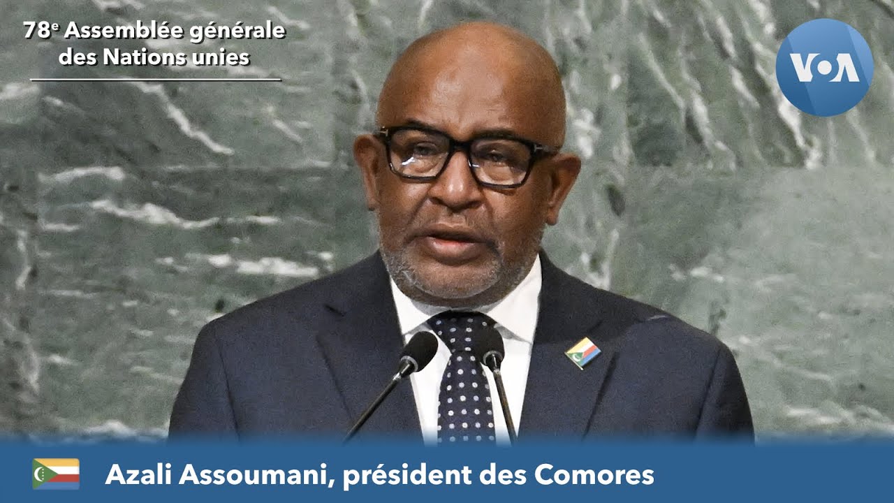 Azali Assoumani (Comores) devant la 78e Assemblée générale des Nations unies
