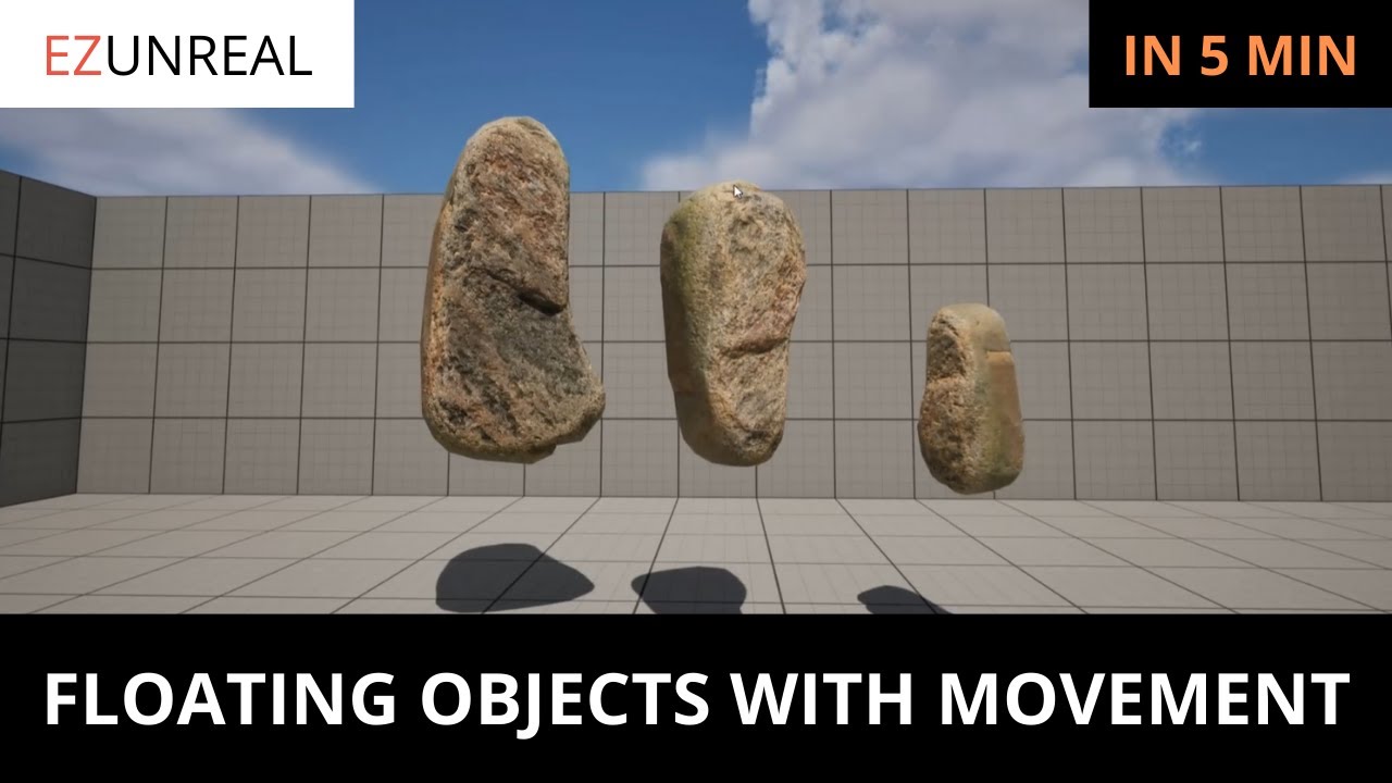 Учебник по Unreal Engine 5: как создать парящий в космосе объект — заставить объект двигаться вве...