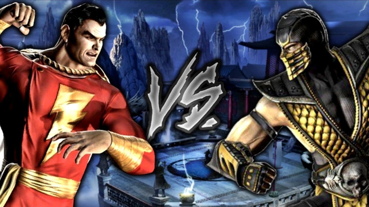 Mortal Kombat Vs. DC Universe - Captain Marvel Vs. Scorpion
