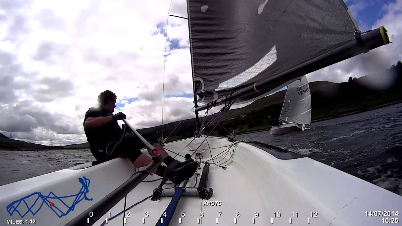 Phantom Dinghy Sailing - 13/07/14: Race 3 - start and first beat