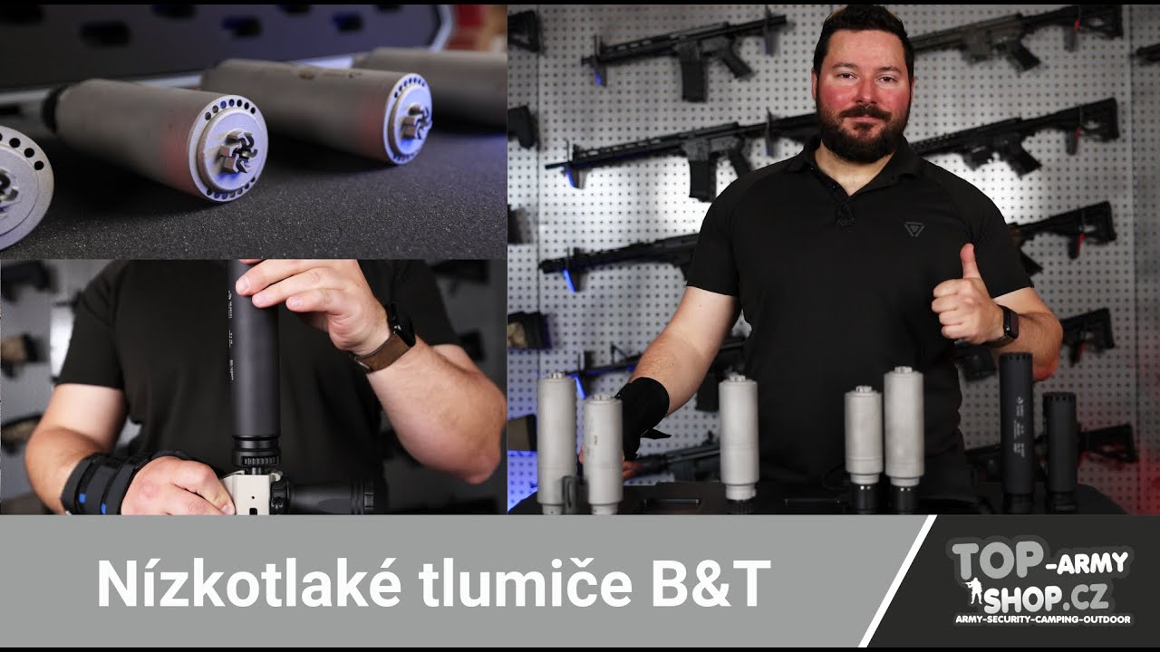 Nízkotlaké Flow-Through tlumiče od B&T! Rigad