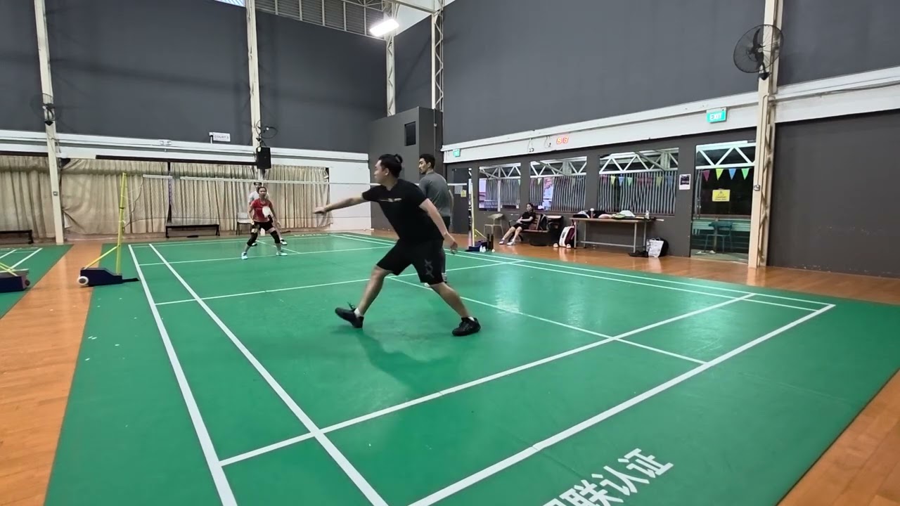 Hong/Qiang vs. K/Anna | Cereza Sport Hall #badminton #sportsingapore 17 Jan 2026