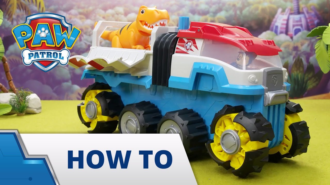 PAW Patrol Dino Rescue Patroller - Unboxing and How To Play - PAW Patrol Official & Friends