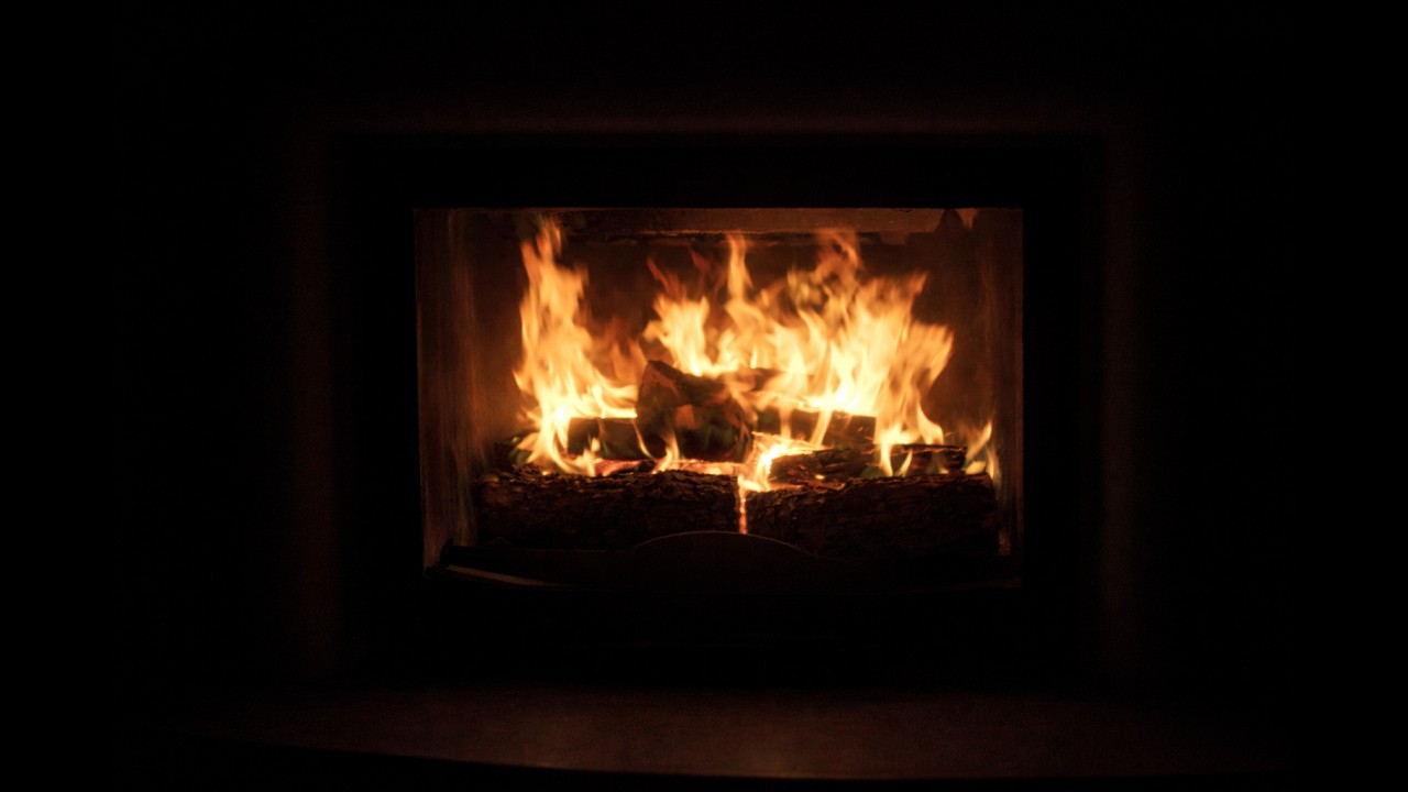 8 Hour Fireplace Crackling Sounds 🔥 Cozy Fire Ambience (4K) | Sleep & Relax
