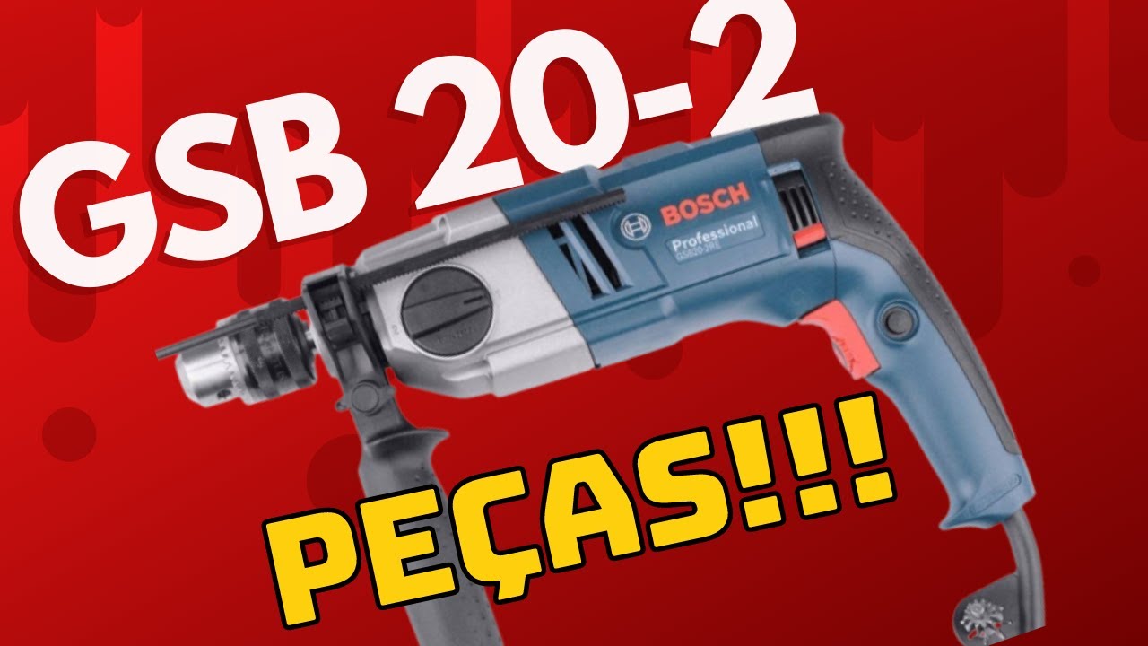 Furadeira gsb 20-2 como e por dentro!