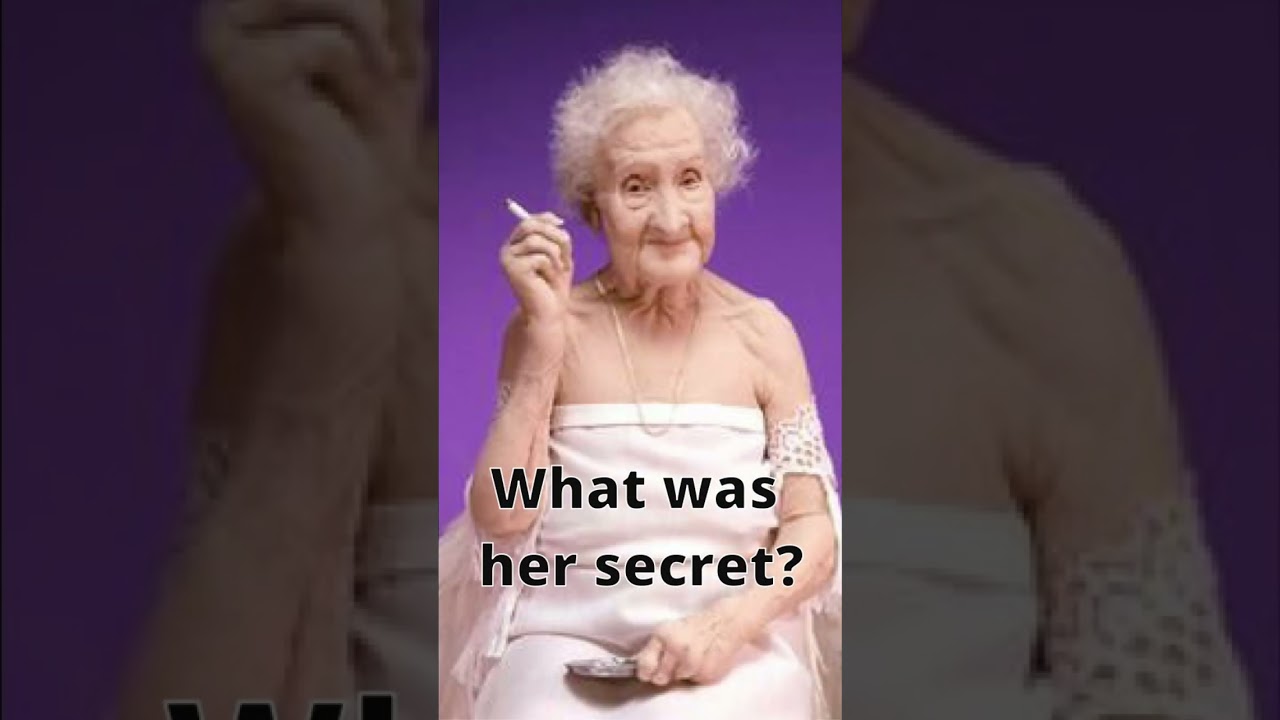 How did Jeanne Calment live to 122? #longevity #shorts #jeannecalment #antiaging