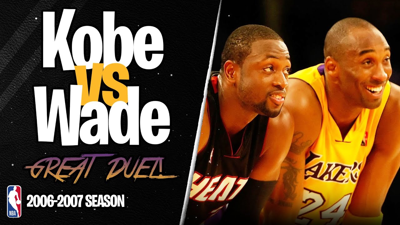 Kobe Bryant vs Dwyane Wade Great Duel | Kobe with 25-8, DWade with 35-8 | Full Highlights 15/01/2007