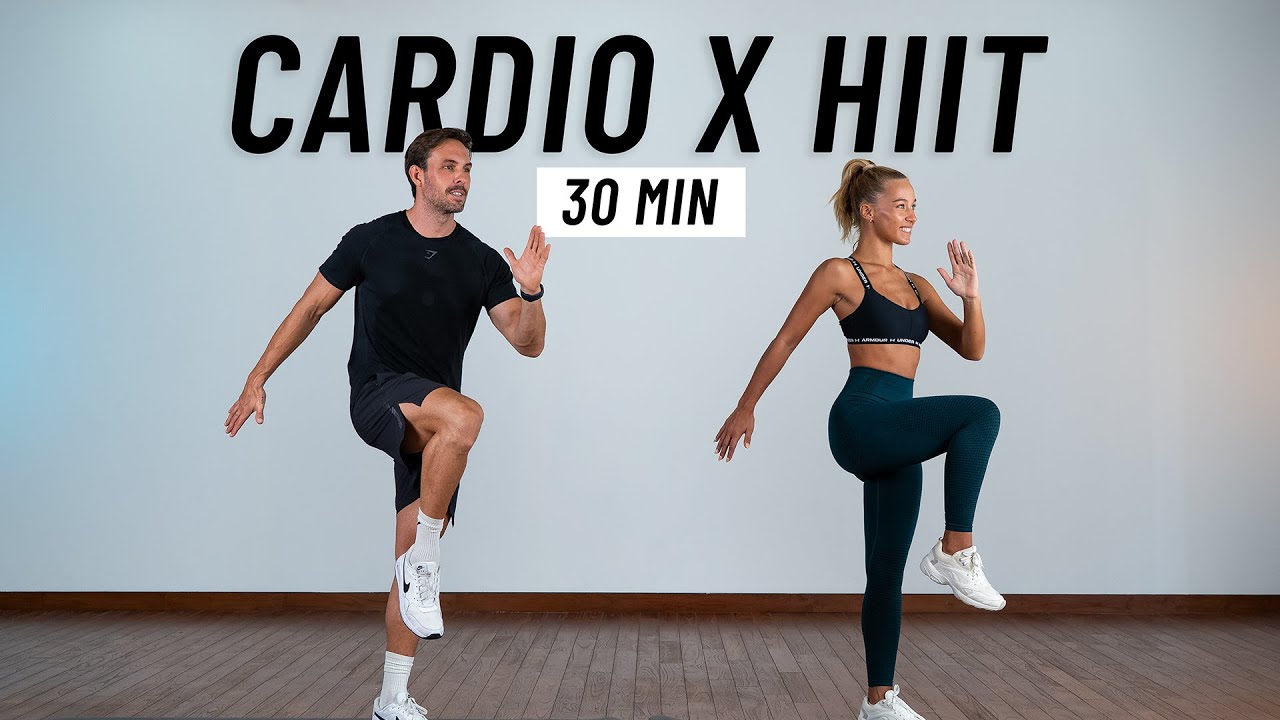 30 МИН ИНТЕНСИВНАЯ HIIT-ТРЕНИРОВКА - ТОЛЬКО СТОЯ - Всё тело, без оборудования, без повторений