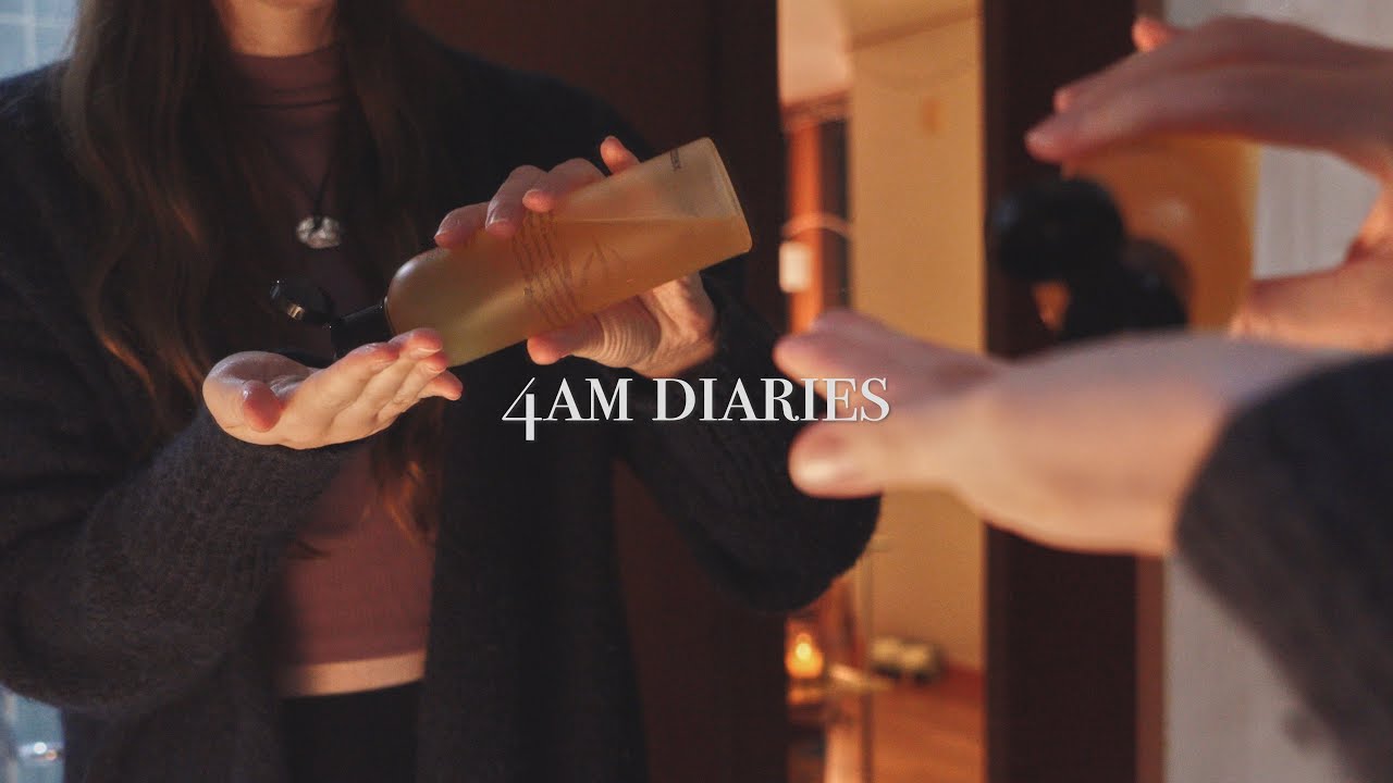 4am diaries 🌿 slow morning routine before work 🍵 self-care & mind reset