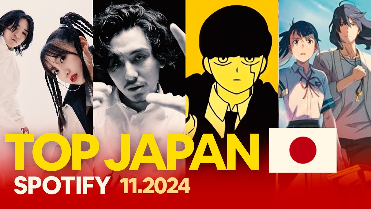 Top 50 Most Streamed Japanese Songs on Spotify of All Time (Nov, 2024) | Jpop Songs