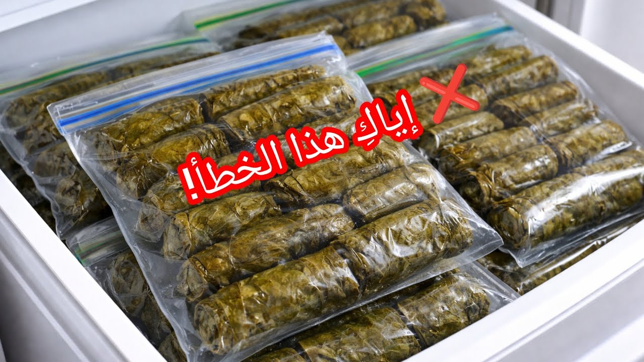 ⚠️ تحذير قبل رمضان 2026: خطأ واحد في تفريز ورق العنب يدمّر طعمه تمامًا!