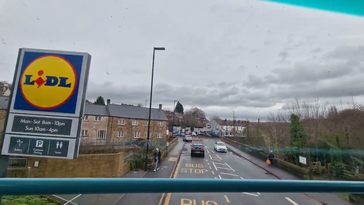 Bus Ride First Sheffield Route 81, Stannington, Nethergate to Dore Village, 07 reg B9TL, 5/12/24