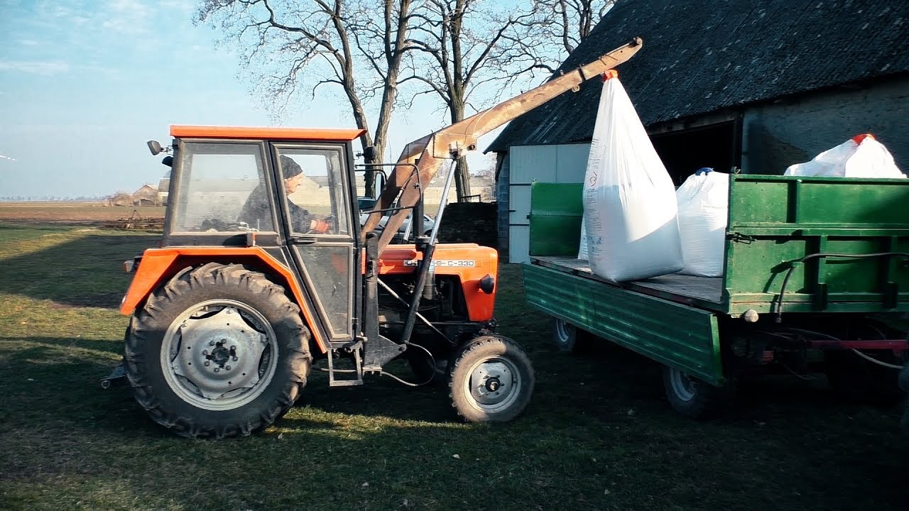 Ursus C-330, Tur 1 - Rozładunek nawozu BB