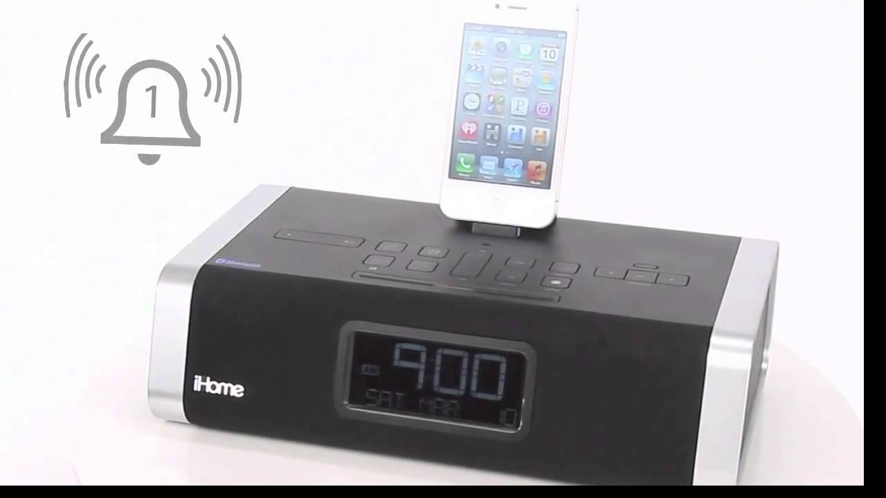 iHome iD50 dual alarm clock radio for iPad, iPhone and iPod