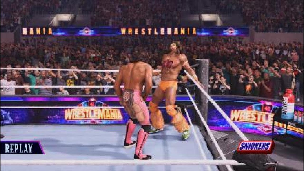 The Ultimate Warrior VS Ravishing Rick Rude 