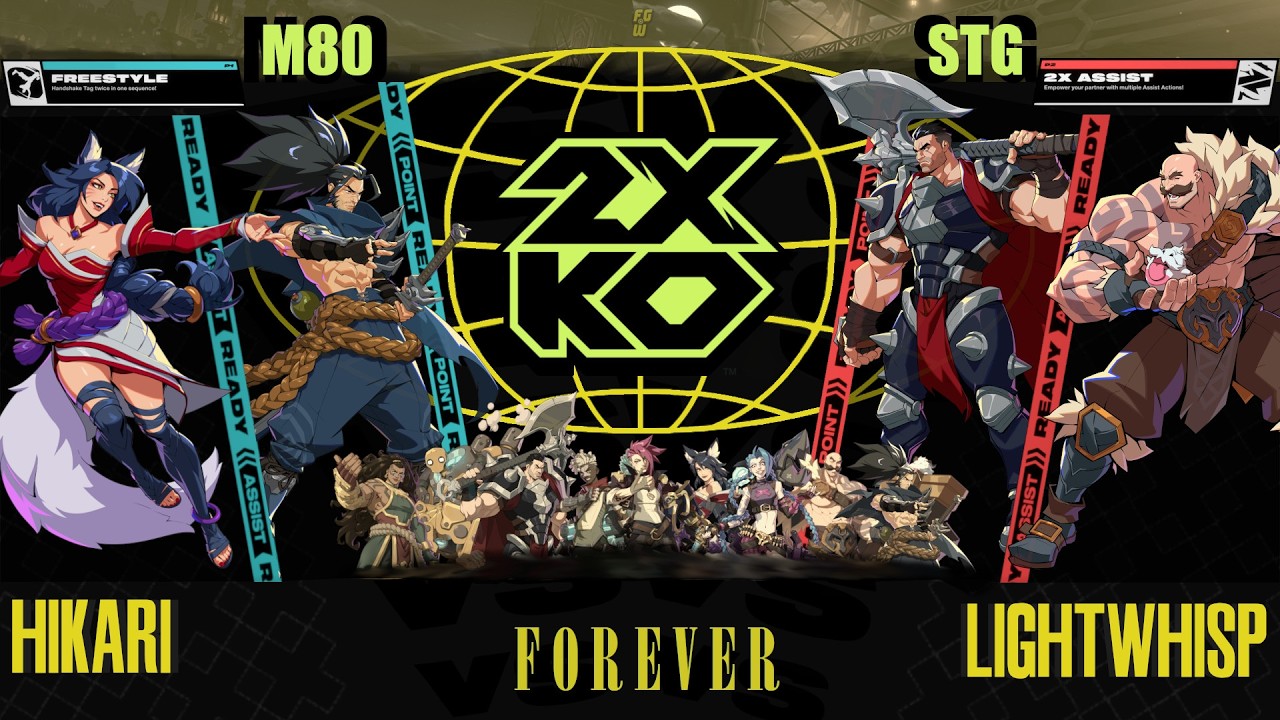 2XKO × M80 Hikari «Yasuo × Ahri FS» vs STG LightWhisp «Darius × Braum 2x» | High Level 2XKO Season 1