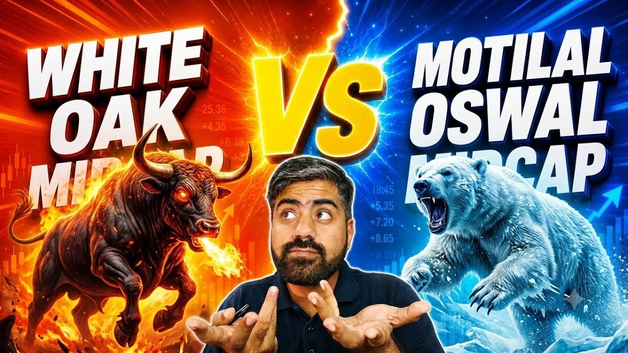 Best midcap mutual fund for SIP🔥 | Whiteoak midcap mutual fund vs motilal Oswal midcap mutual fund 