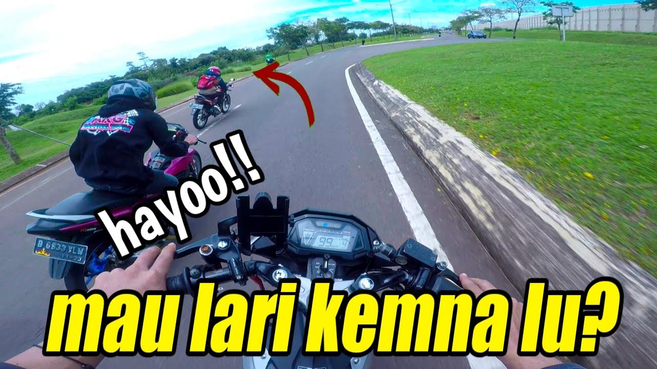 NIAT SANTUY MALAH DI PROPOKASI SATRIA FU DAN R25❗TIDAK BISA DIBIARKAN❗MOTOVLOG SONIC 150R