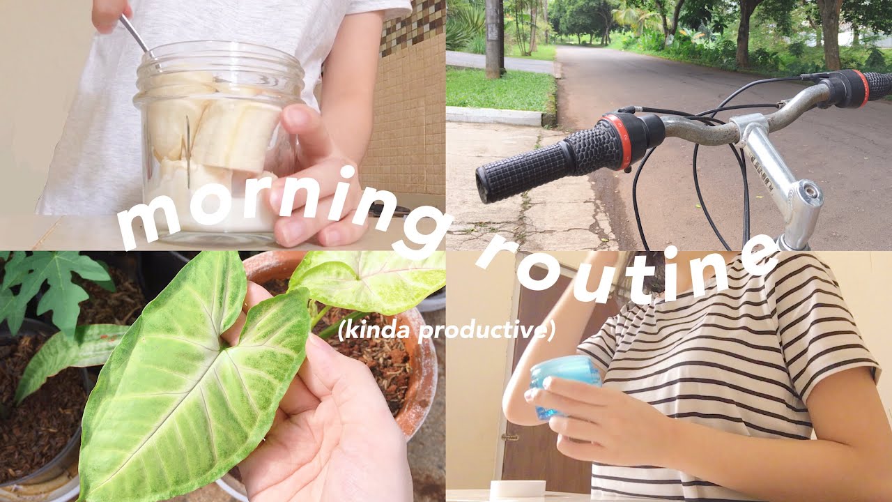 morning routine : making smoothies, skincare, watch true beauty, groceries, etc 🌞🍃 | ind✨