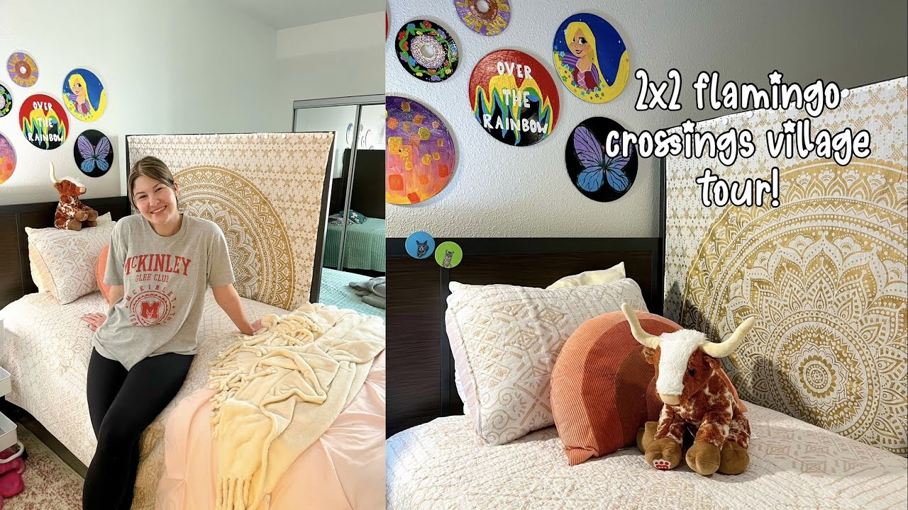 2x2 flamingo crossings village room tour! | disney college program