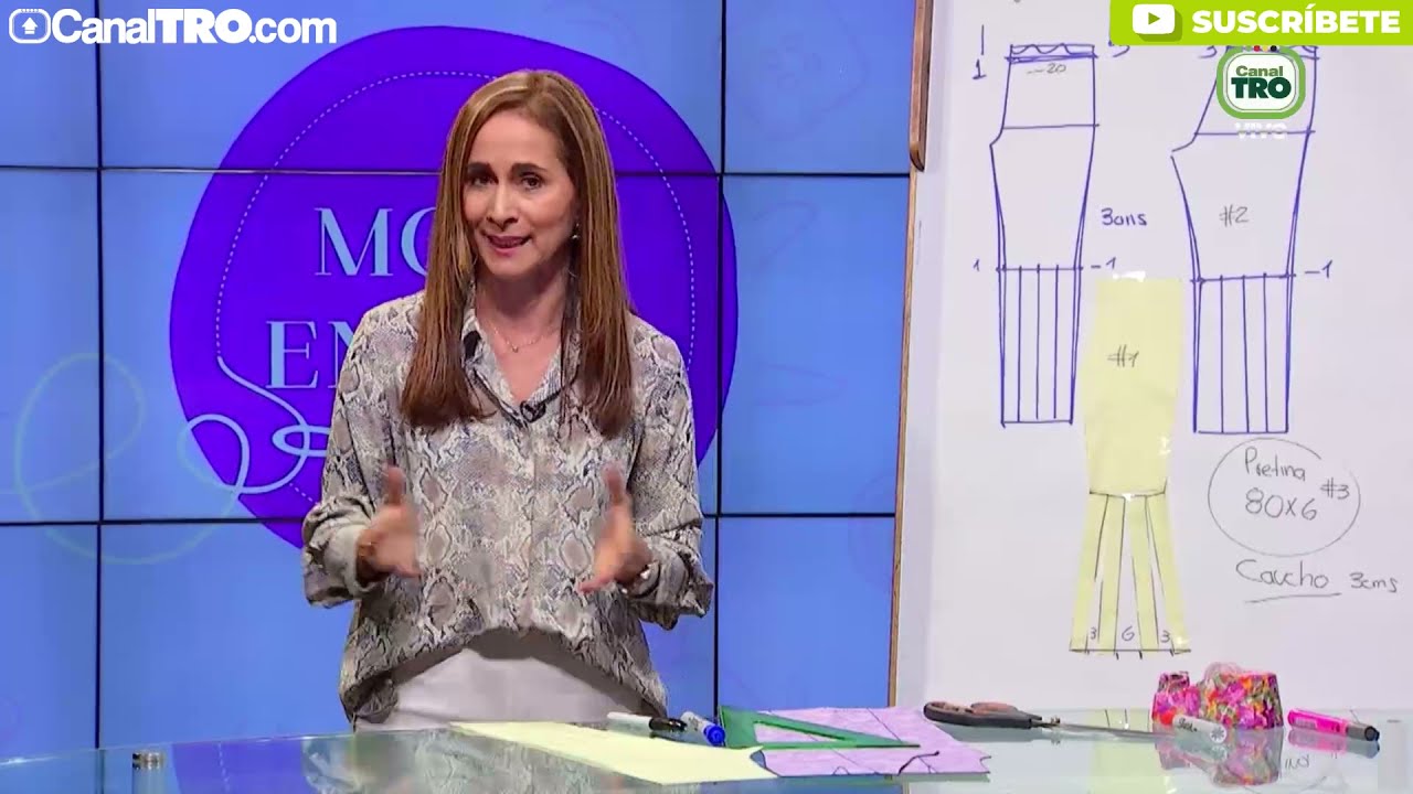 #ModaEnCasa| ¡Completemos la pinta! Diseña un pantalón bota campana para Navidad
