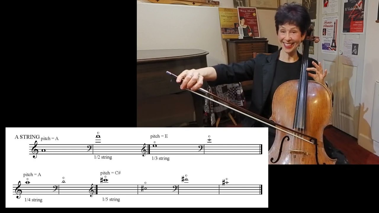 Harmonics on the Cello - how to find & play them