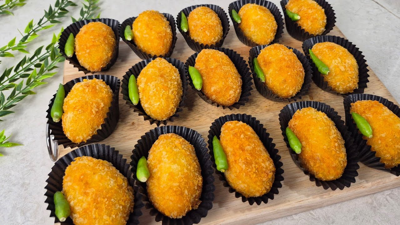 Ide Jualan Frozen Food , KROKET KENTANG dengan Isian Daging 