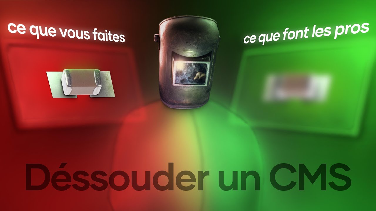 DESSOUDER un CMS en micro‑soudure (Les SECRETS des PROS)