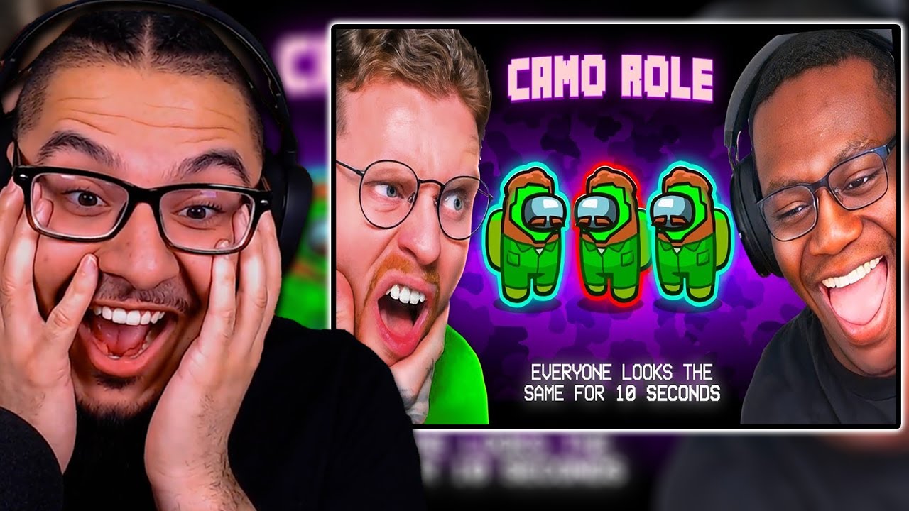 SIDEMEN AMONG US CAMO ROLE: EVERYONE LOOKS THE SAME | MoreSidemen | REACTION