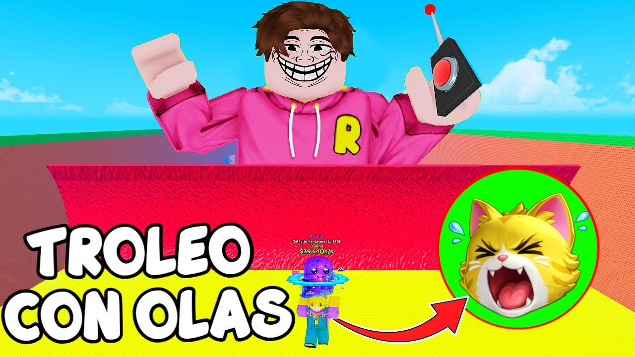 ACTIVAMOS 1000 Tsunamis Para TROLEARNOS😈 en Escapa del Tsunami por Brainrots
