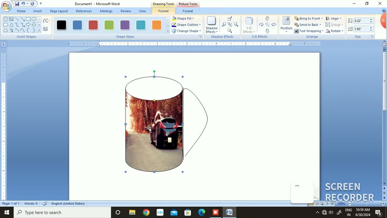 Microsoft word editing