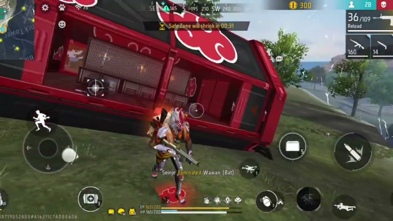 FREE FIRE GAMEPLAY 🔥 फ्री फायर gameplay⚡️Booyah 💥  मेरे गेमप्ले को देखकर हंसे बिना न रह पाएंगे 😂