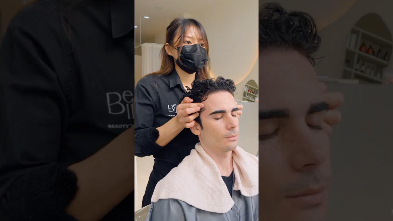 ASMR: 18-шаговый корейский Headspa и массаж! 