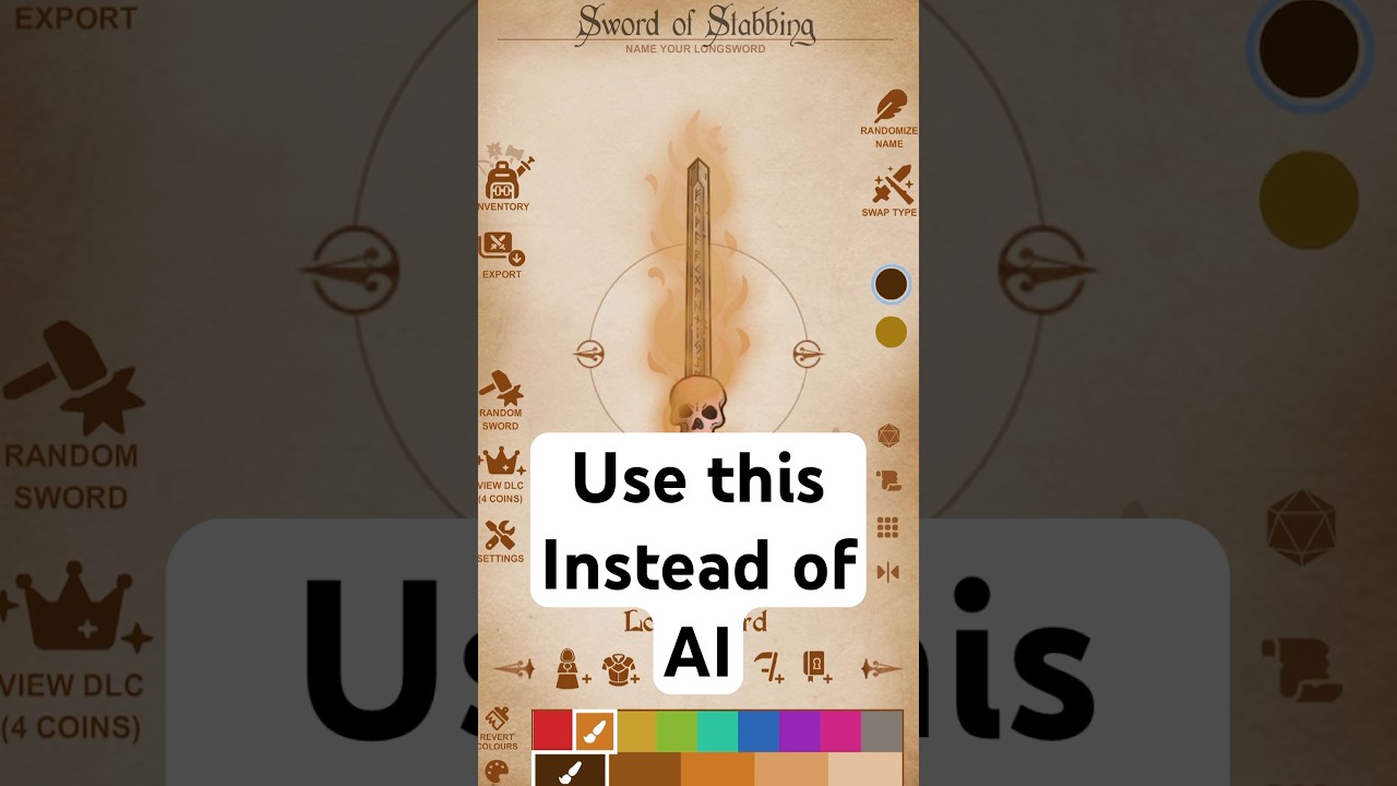 3 apps to use instead of AI 🤖 #DND #deckofdmthings #review