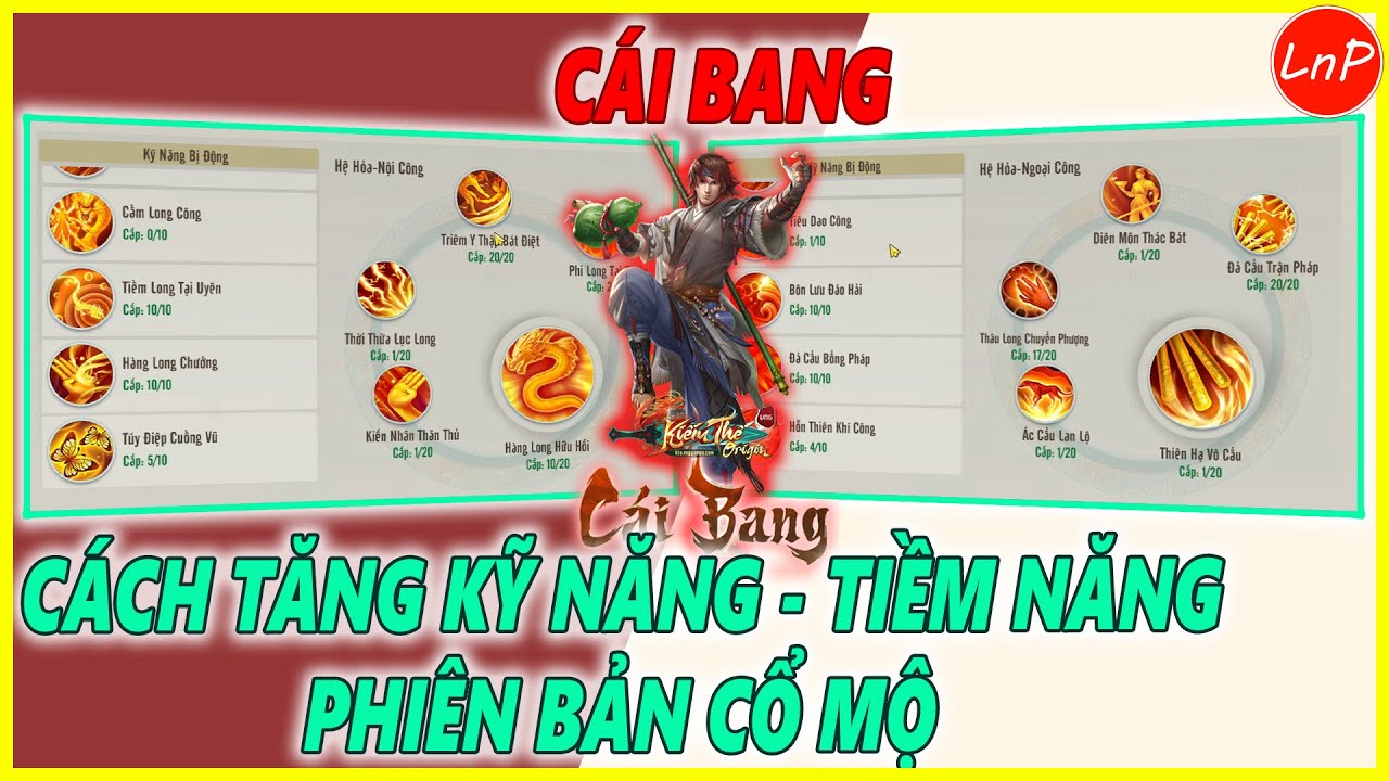 KIẾM THẾ ORIGIN - TĂNG KỸ NĂNG TIỀM NĂNG CÁI BANG PHIÊN BẢN CỔ MỘ | LnP