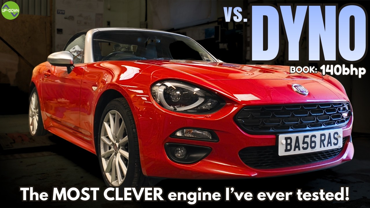 FIAT 124 Spider против динамометра - Магия MultiAir! (Динамометр проигран)