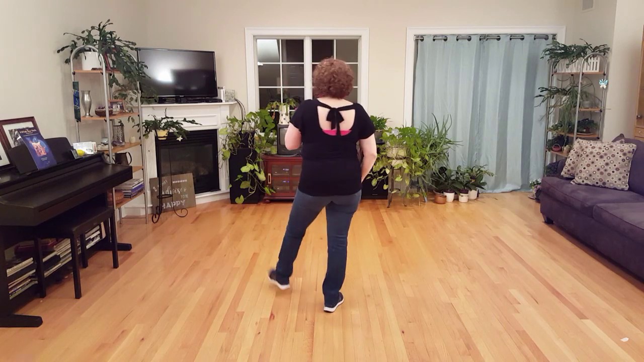 (GEEK) IN THE PINK line dance by Johanna Barnes (walk thru and demo)