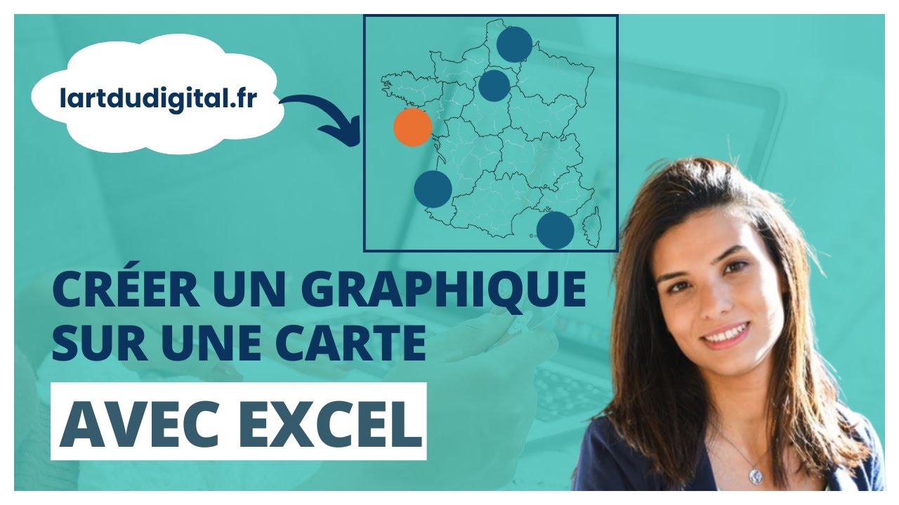 Créer un graphique sur une carte Excel (France, monde, pays...)