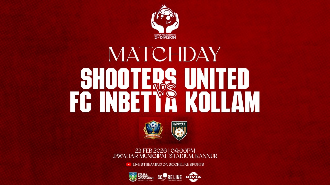 LIVE | Shooters United vs FC Inbetta Kollam | Kerala Premier League 2nd Division