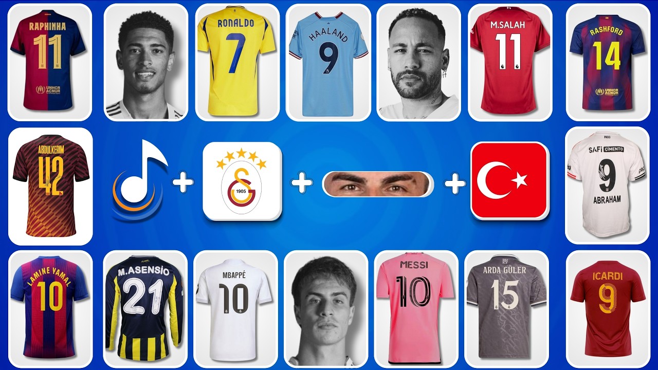 🎶⚽ FUTBOLCUYU TAHMİN ET! ŞARKI, KULÜP, GÖZLER VE MİLLİ TAKIM