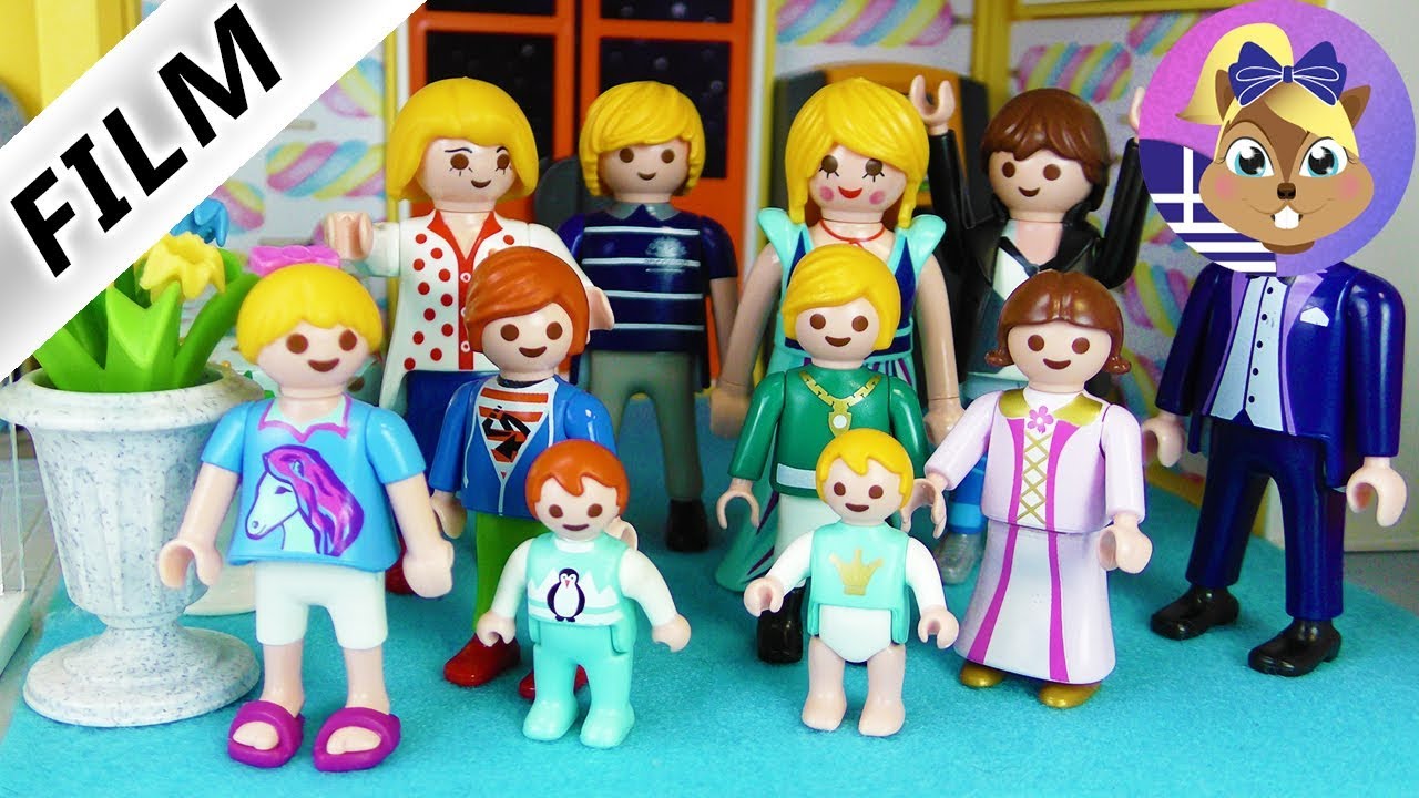 Playmobil Ταινία:Η οικογένεια Ψηλομύτη καλει την Οικογένεια Περιστέρη!Επίσκεψη στο σπίτι!