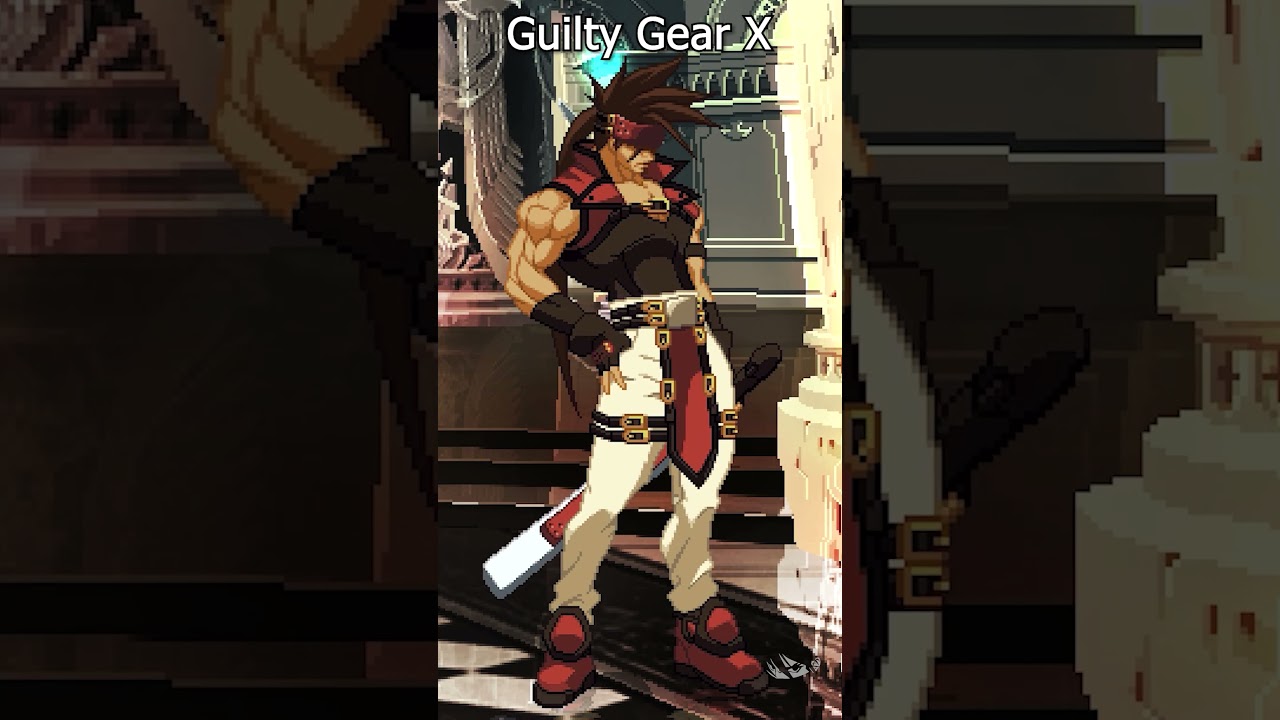 Sol Badguy's neck pain through the years