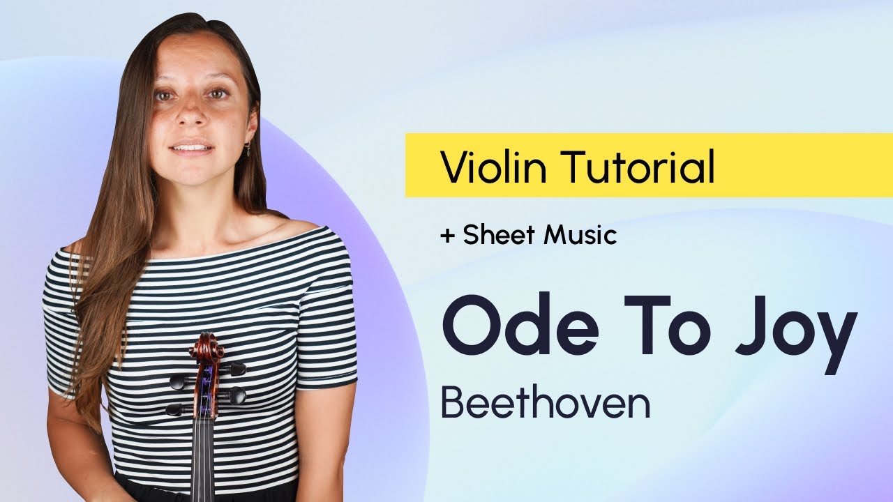 Easy and Fun Ode To Joy Violin Tutorial for Beginners