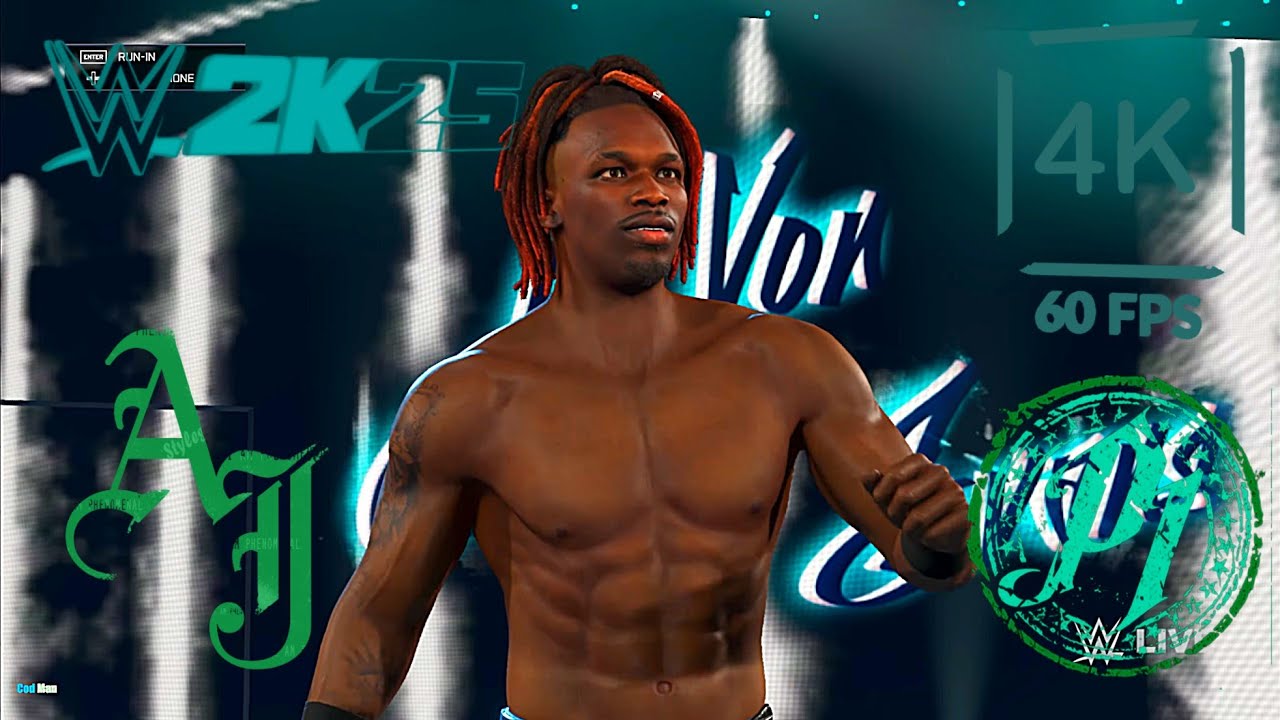 Aj Styles vs Jevon Evans l | Wwe 2k25 | The Phenomenal One | Extreme Rules Match |⭐⭐⭐