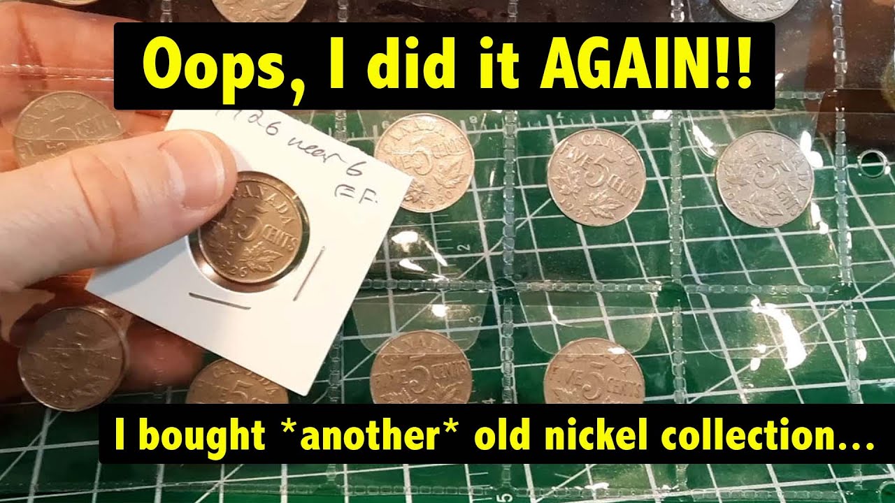 I bought another old coin collection: King George 5th nickels! *KEY DATE 1926 INCLUDED*